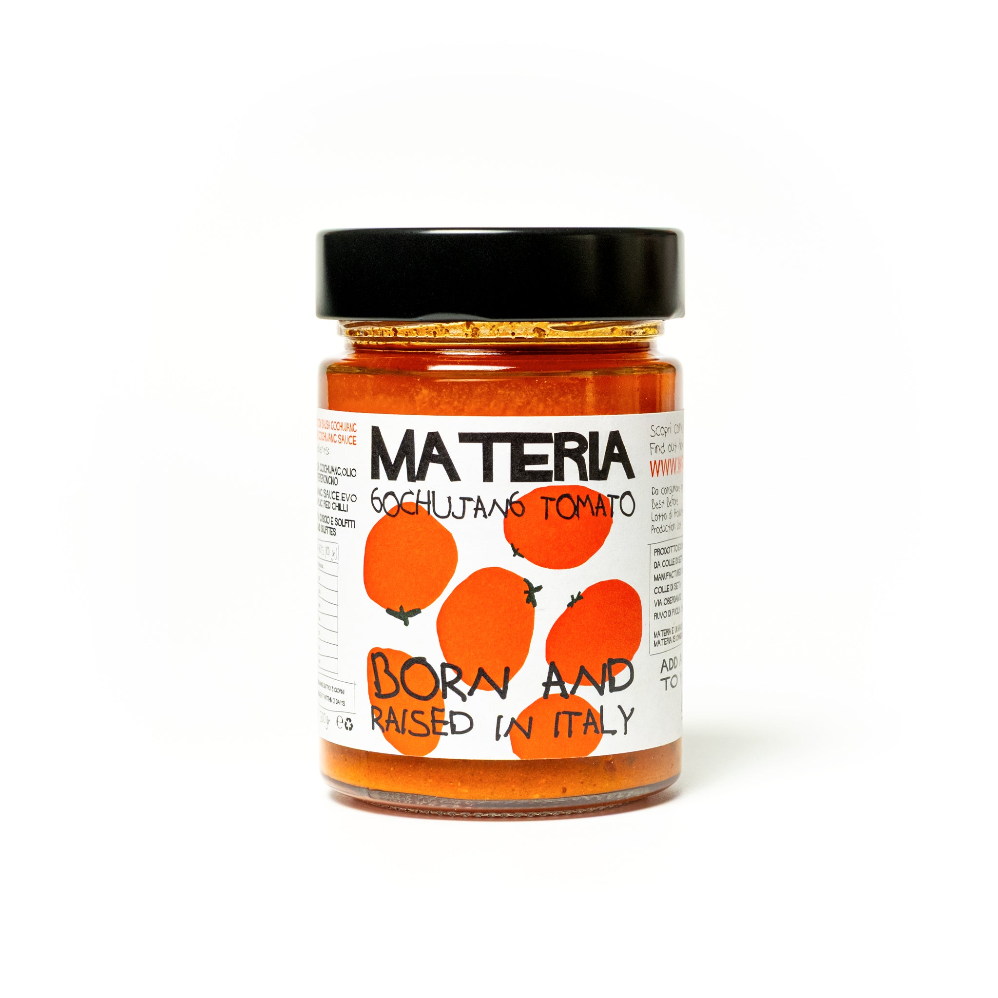 Red Datterino Tomato Soup with Gochujang Sauce